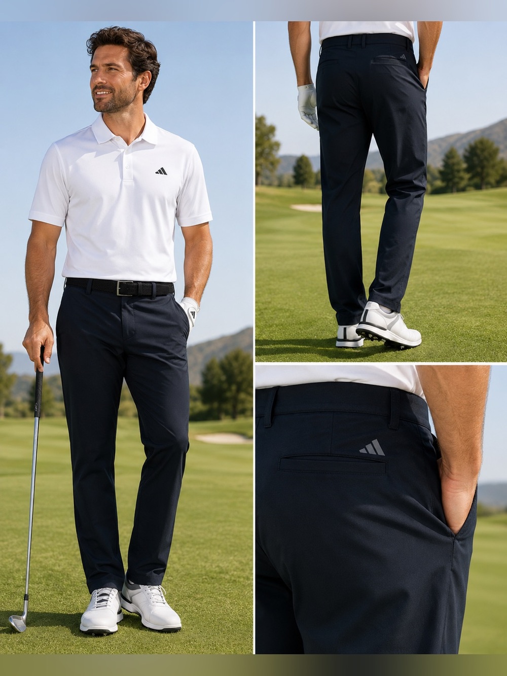 Adidas Men’s Golf Pants – Size 36 – New with Tags
